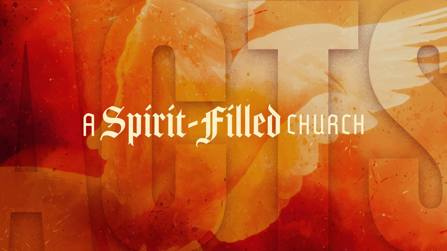 A sermon series image for "A Spirit-Filled Church"
