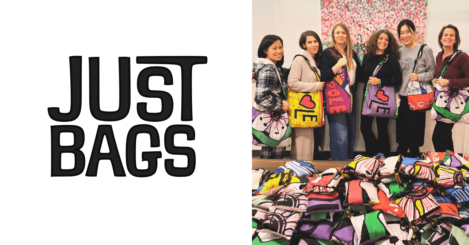 An image of the JustBags logo